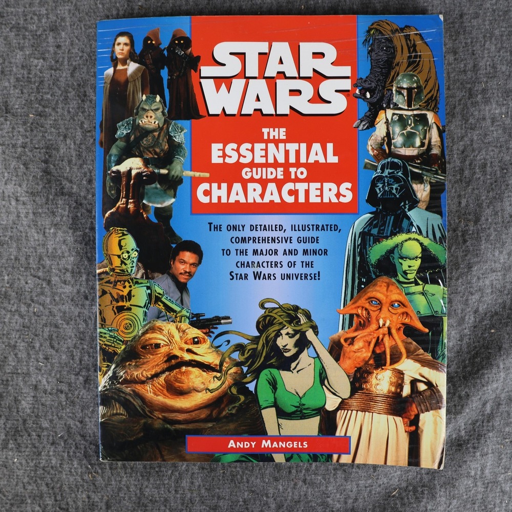Vintage Star Wars Essential Guide To Characters Andy Mangels PB 1st 1995 USA